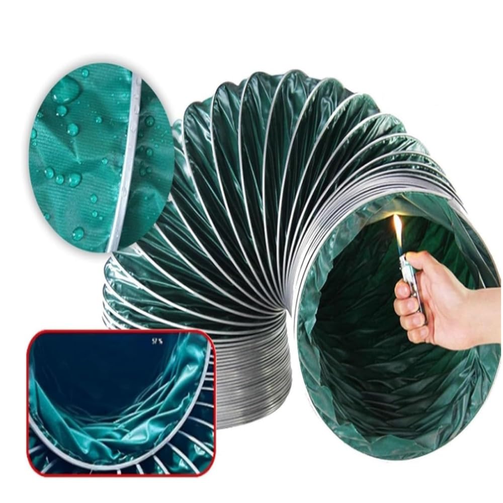 200 250 300 400 500 600mm Manguera De Extracción Ventilador Extractor Industrial Tubo Flexible Para Extracción De Polvo Y Humo(5m,80mm-3 1/8")