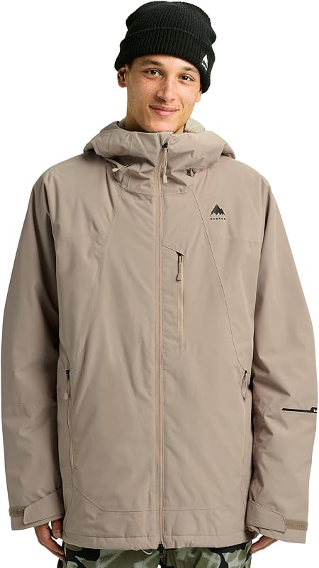 campera aislante Reserve de 2 capas para hombre – campera impermeable de snowboard de invierno con capucha compatible con casco