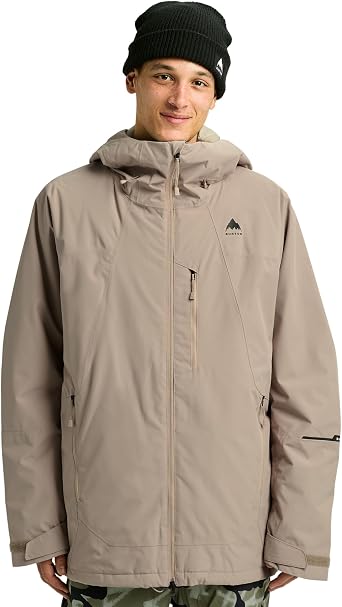 Burton Mens Reserve 2-Layer Insulated Jacket Waterproof Winter Snowboard Jacket with Helmet Compatible Hood