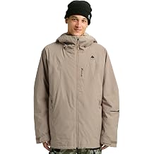 Burton Mens Reserve 2-Layer Insulated Jacket Waterproof Winter Snowboard Jacket with Helmet Compatible Hood