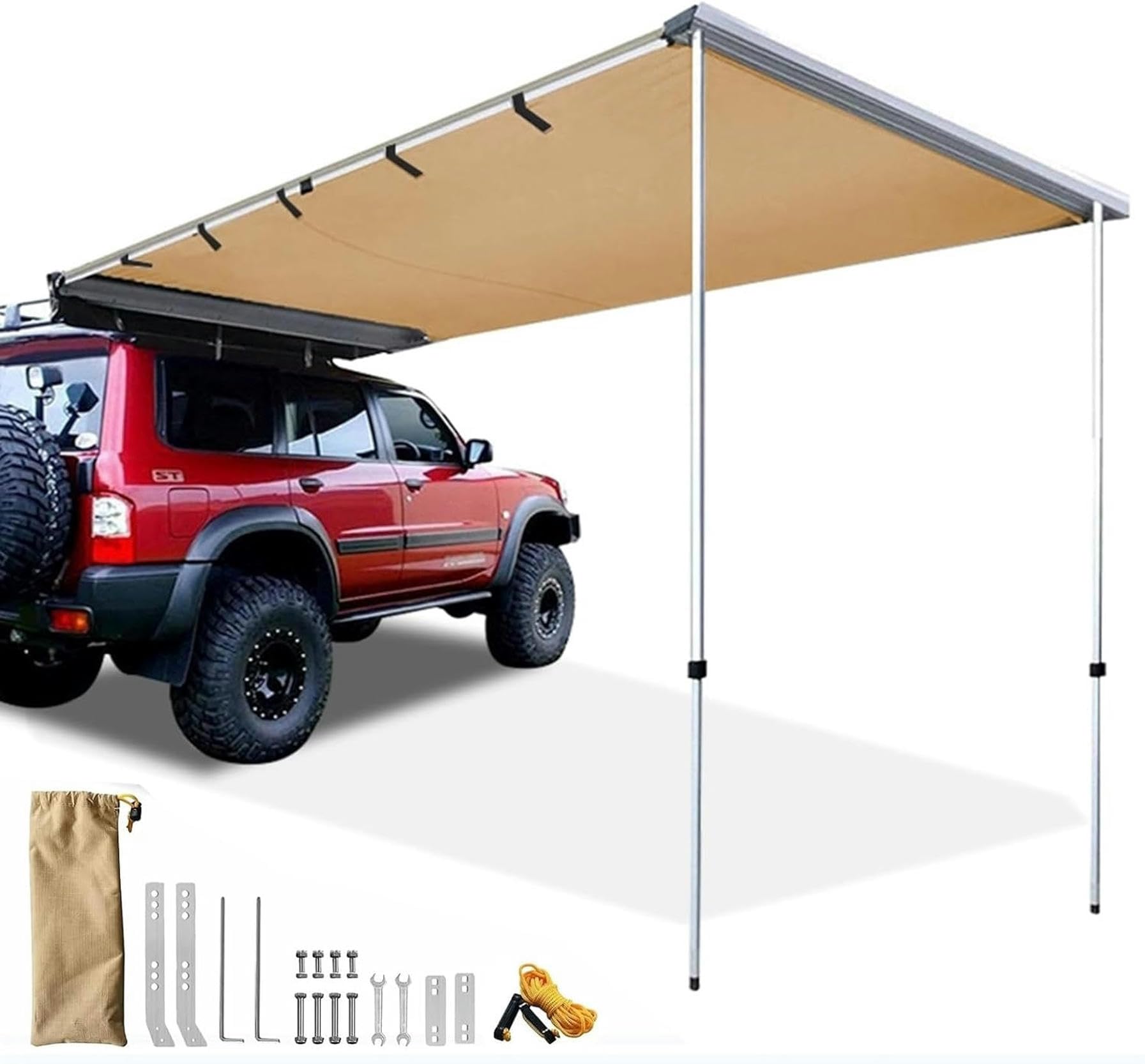 Auvent de camping-car pour se proteger du soleil et de la pluie en voyage van