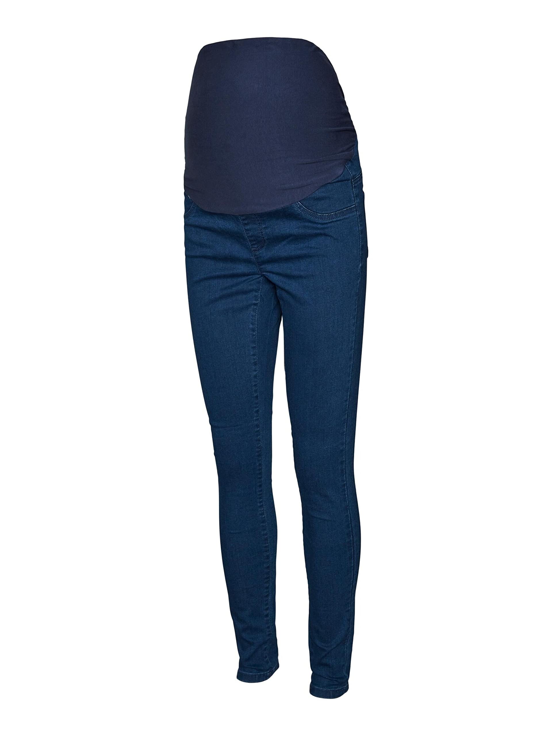 MAMALICIOUS Damen Jeans Echo Blue Denim M
