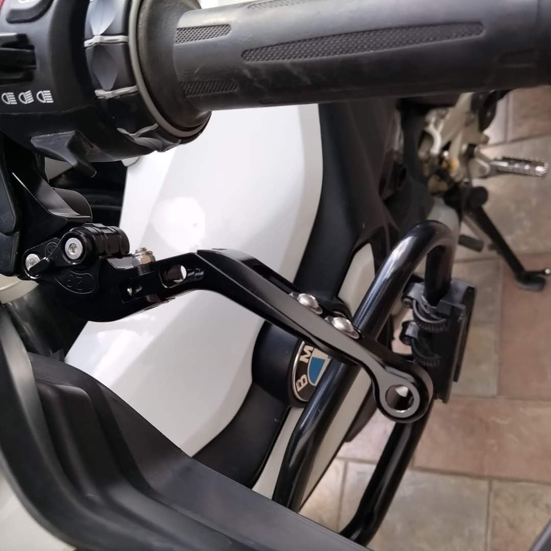 Per Royal Enfield Himalayan 450 Guerrilla 450 2024 2025 Leva freno pieghevole retrattile Leva frizione, in lega di alluminio CNC (Black)