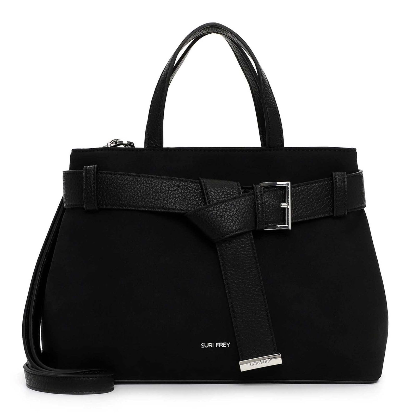 Suri Frey bolso de hombro tipo cityshopper espacioso en color negro 5