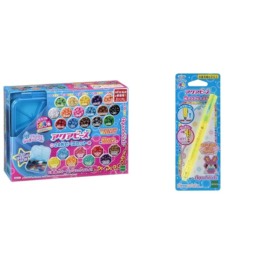 Amazon.co.jp: エポック(EPOCH) アクアビーズ 24色ビーズセット