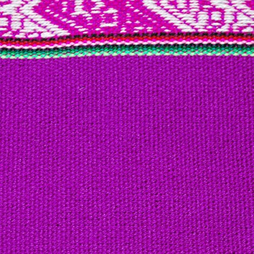 Amazon | 【アワヨ・アワイヨ布のアンデス織物】【紫色・パープル