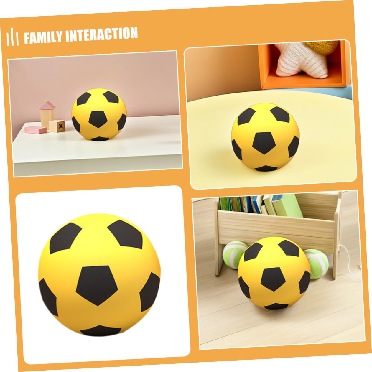 Balón de Fútbol Silencioso para Niños Pequeños, Mini