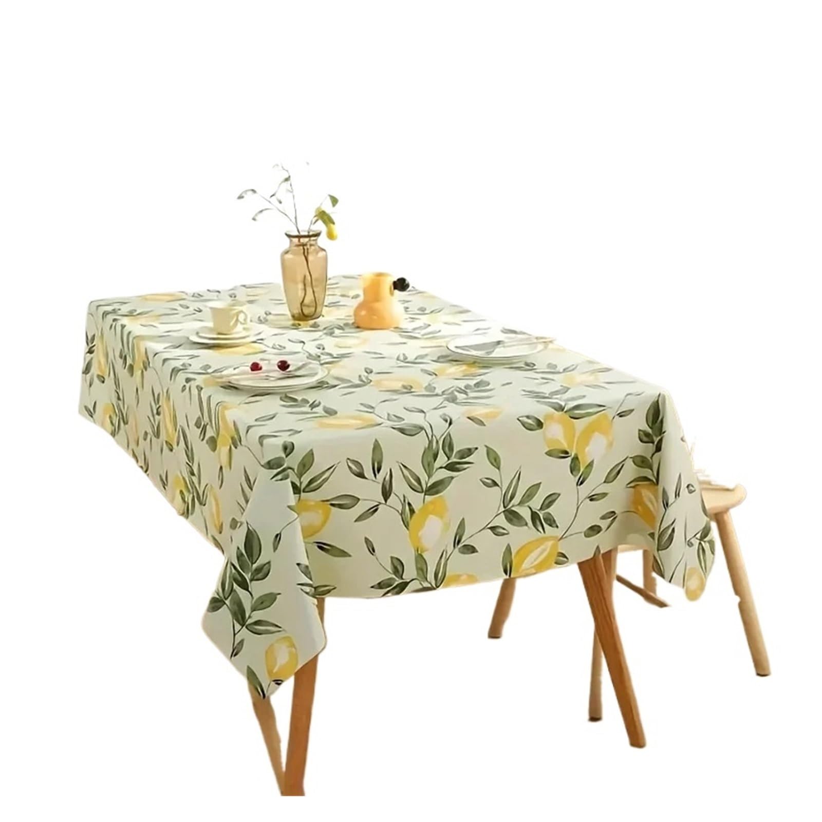 LUYSGBXR Waterproof Tablecloth Printed Rectangle Tablecloth For Holiday Party Decor Washable Summer Waterproof Table Cloths Home Decorations(140x280cm)