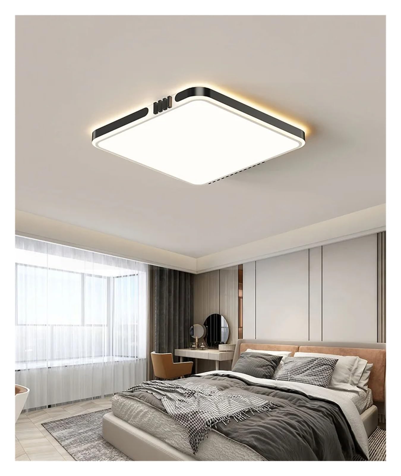 Lustres plafonnier salon LED modernes et lampes suspendues à intensité variable