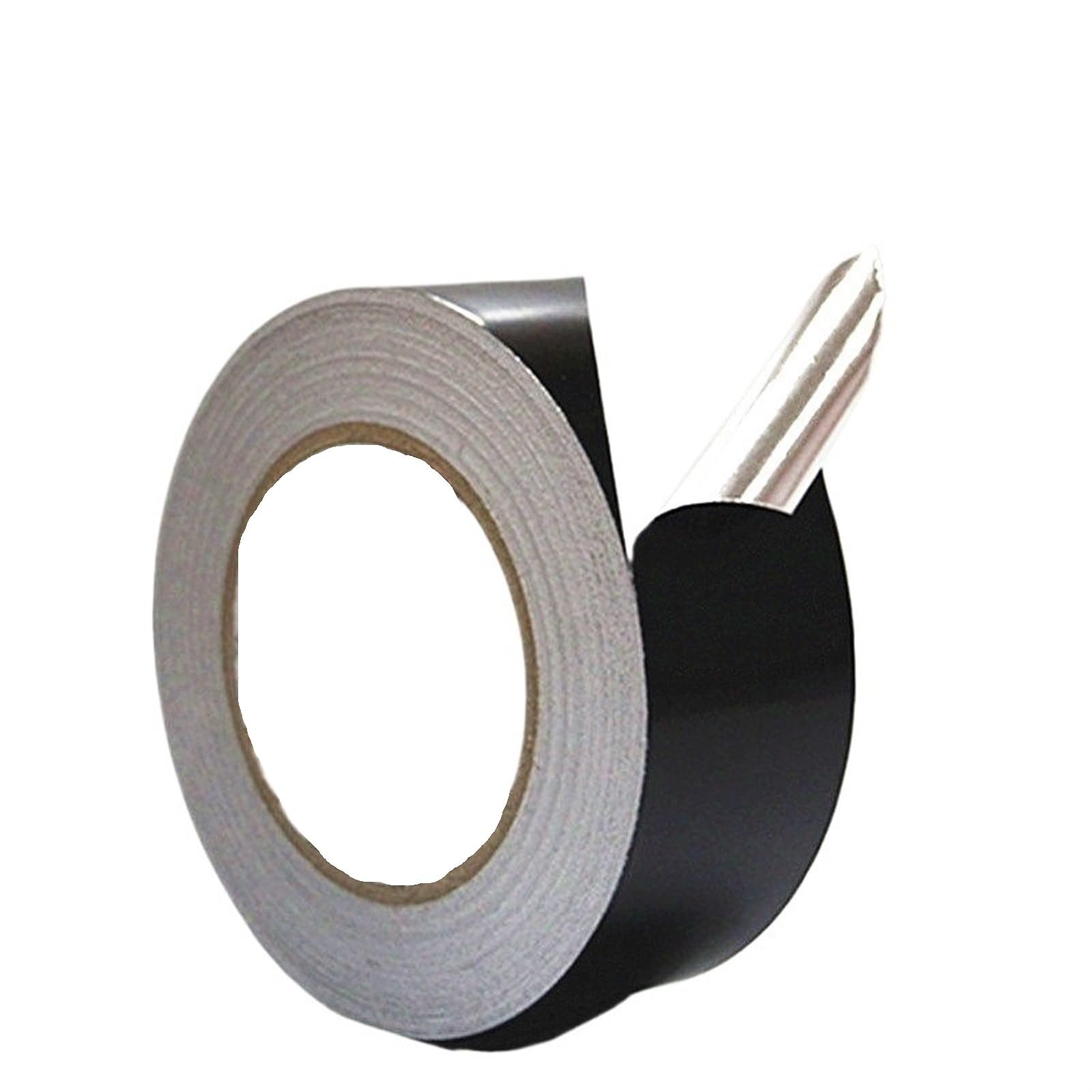 Cinta aislante de aluminio, Cinta de Papel de Aluminio Negra 10-60mm Rollo de 50m(50mm)