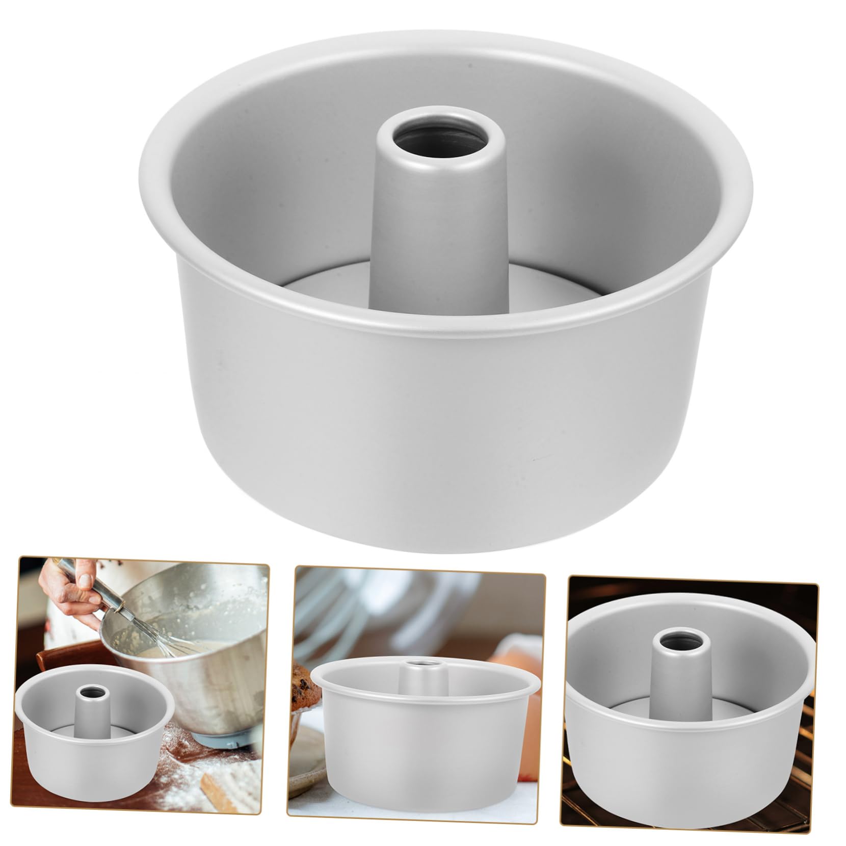 Amosfun 3 Set Stampo Da Torta Tortiera Rotonda Stampo Da Forno Per La Cottura Stampo Per Torta in Stampo Per Torta Rotondo Teglie Per Dolci Tortiere Lega Di Alluminio
