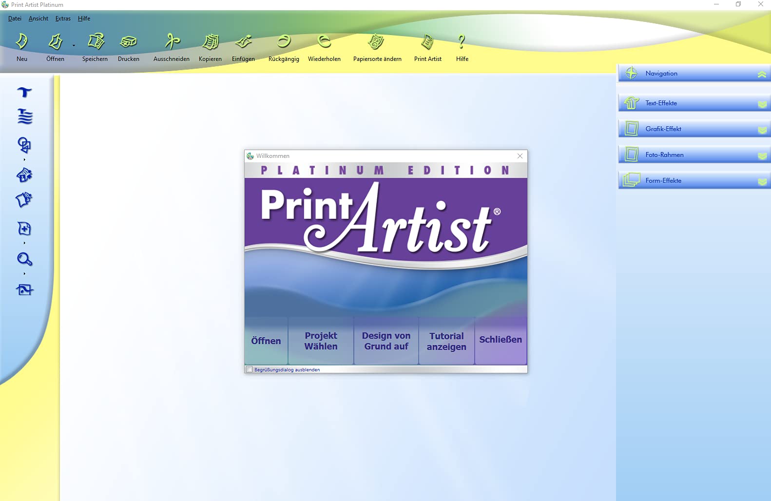 Print Artist 22 Platinum Edition - Grußkarten, Einladung, Glückwunsch, Fotografie, Banner, Flyer, Aufkleber, Briefpapier