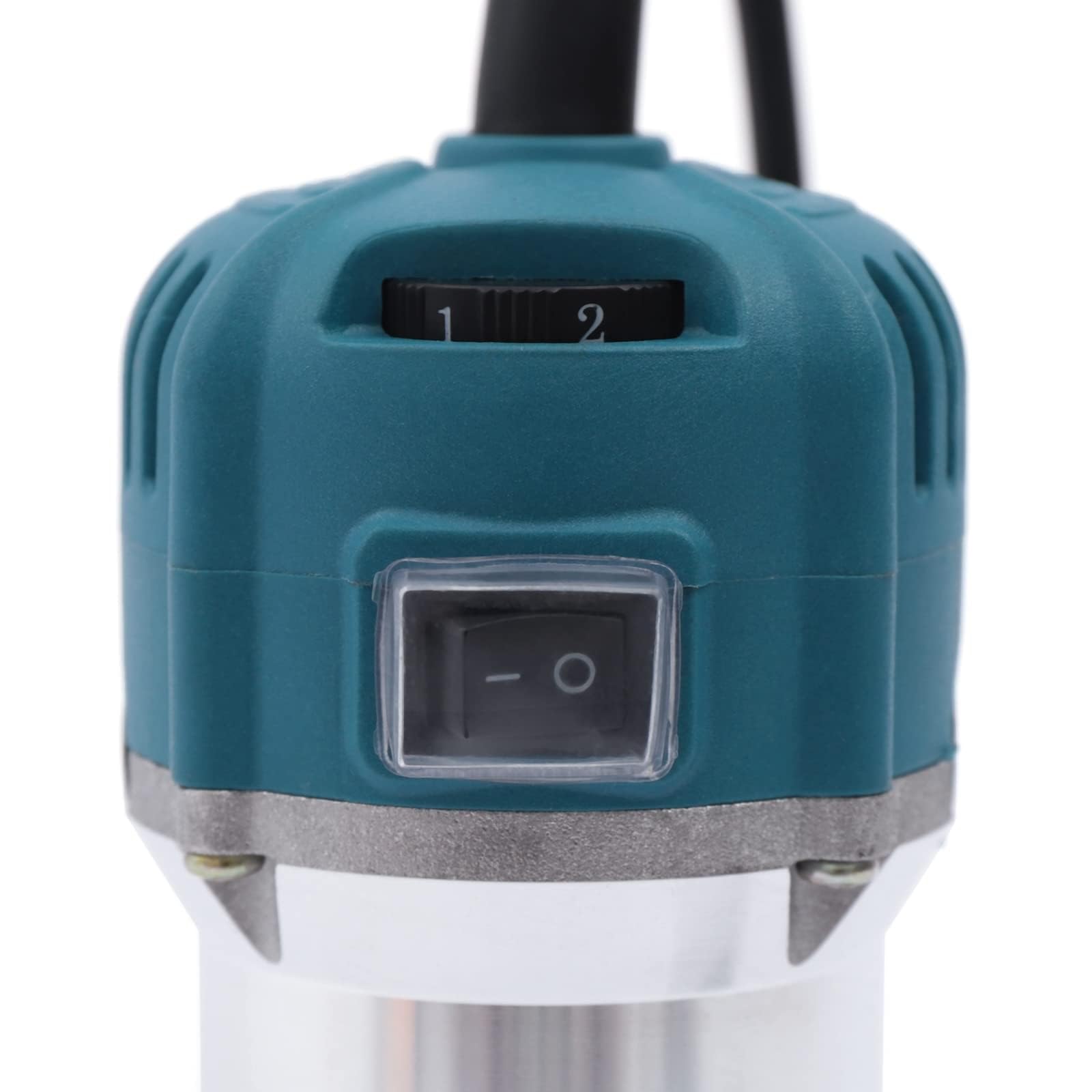 Strumento per fresatrice palmare, Utensili per rifinitura per Lavorazione del Legno con 6 velocità variabili, fresatrice per rifinitura da 30000 Giri/min con 15 Punte per fresatrice per Legno