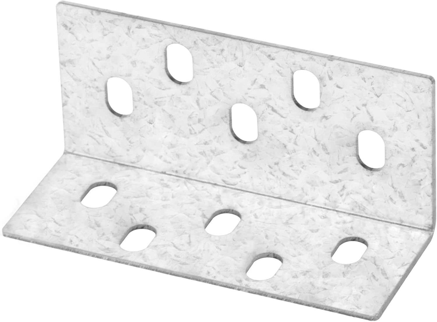 4 Pack L Shaped Bracket, 7⅛" Heavy Duty Galvanized Steel