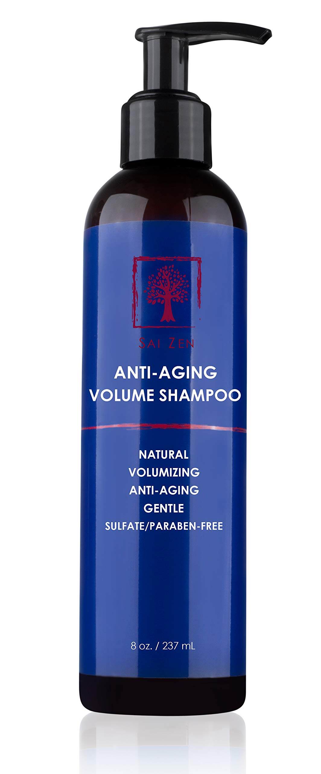 Sai ZenAnti-Aging Volume Shampoo | Anti-Thinning and Volumizing Formula | Made in USA | Sulfate and Paraben Free | All Hair Types, 8 oz.