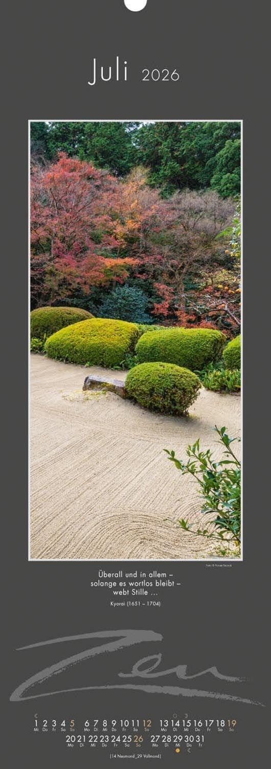 Zen-Kalender 2026