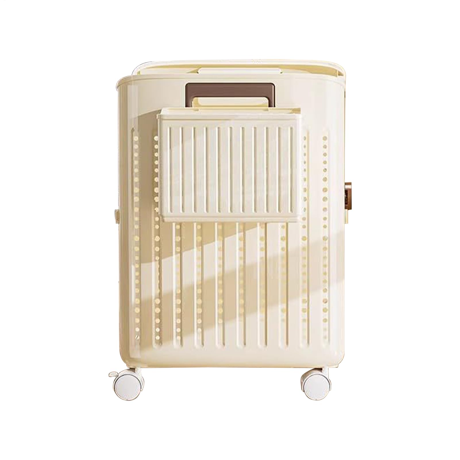 Panier à linge pliable sur roues de 34L pour rangement de maison