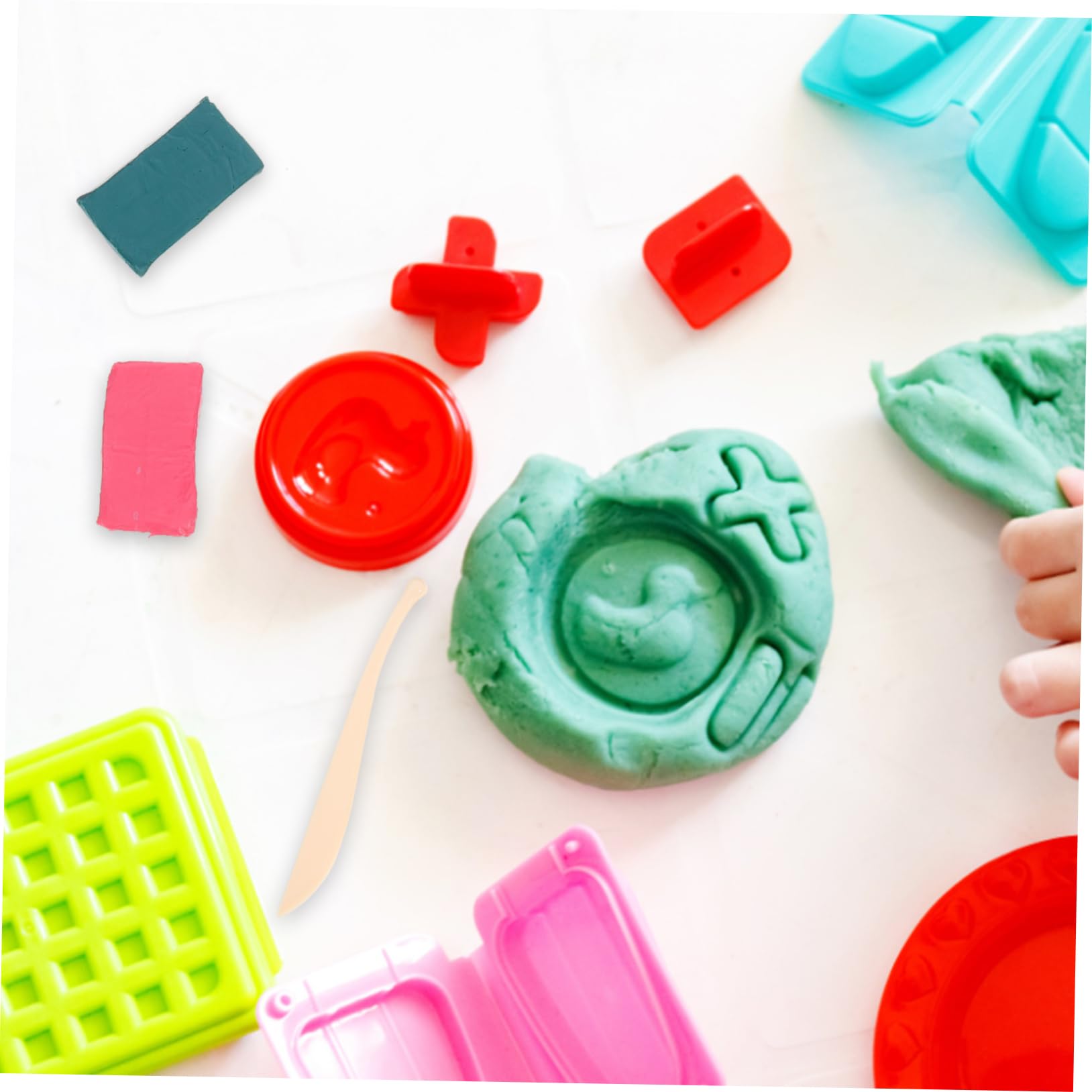 OSALADI 2 Juegos Herramientas de Escultura Arcilla Kit de para Manualidades Diy con Colores de Arcilla y Accesorios para Modelado