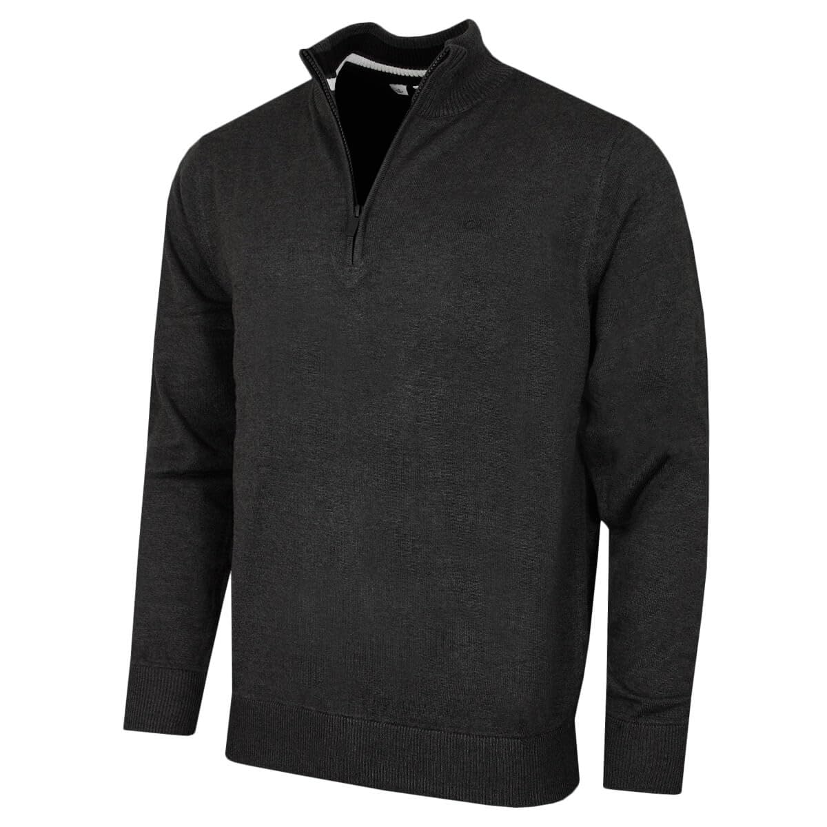Calvin Klein Mens Campus Sport Sweater - Charcoal Sport - XXXXL