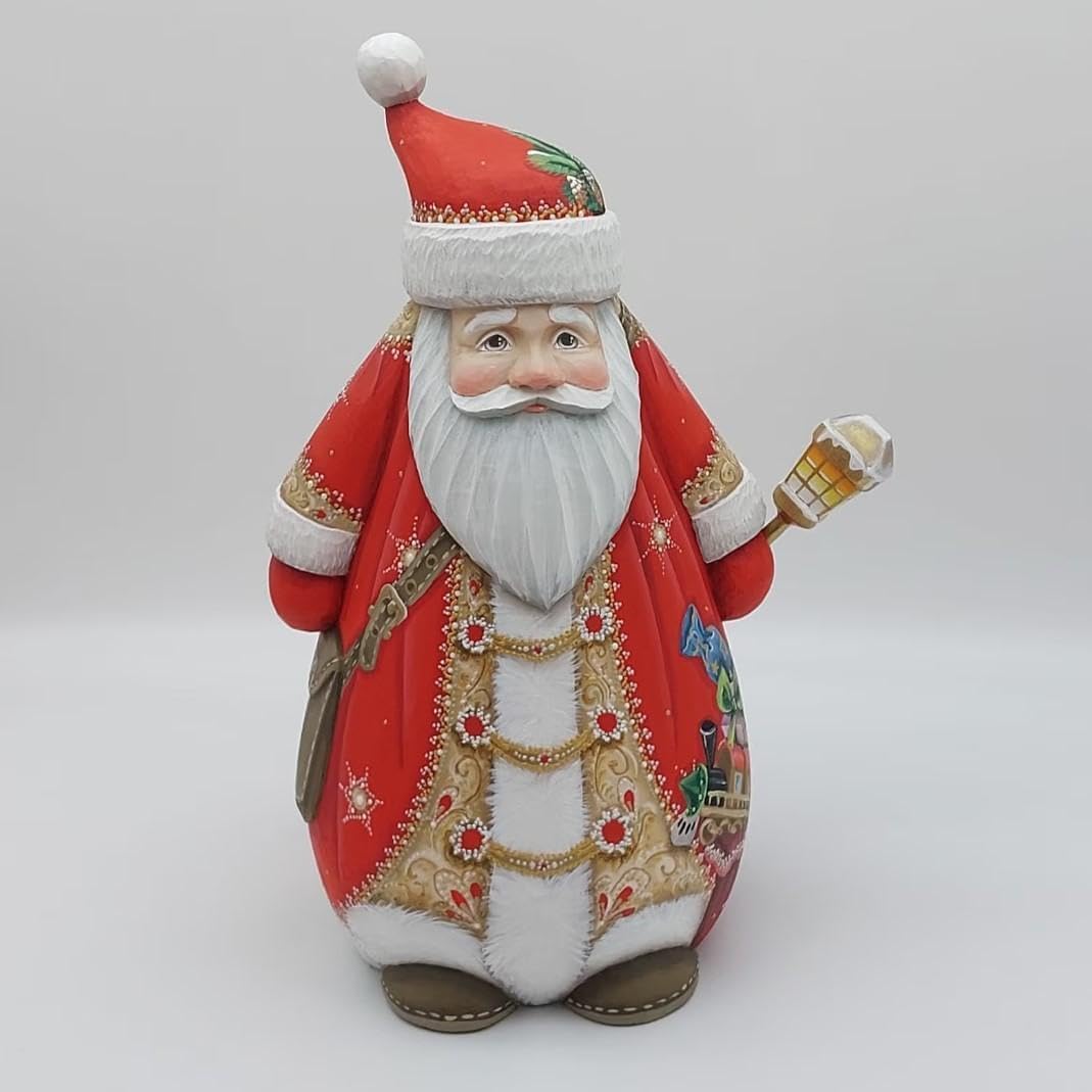 マトリョーシカ ロシア作家 オリガミッチナ作 ダルマ型 13.5cm親子