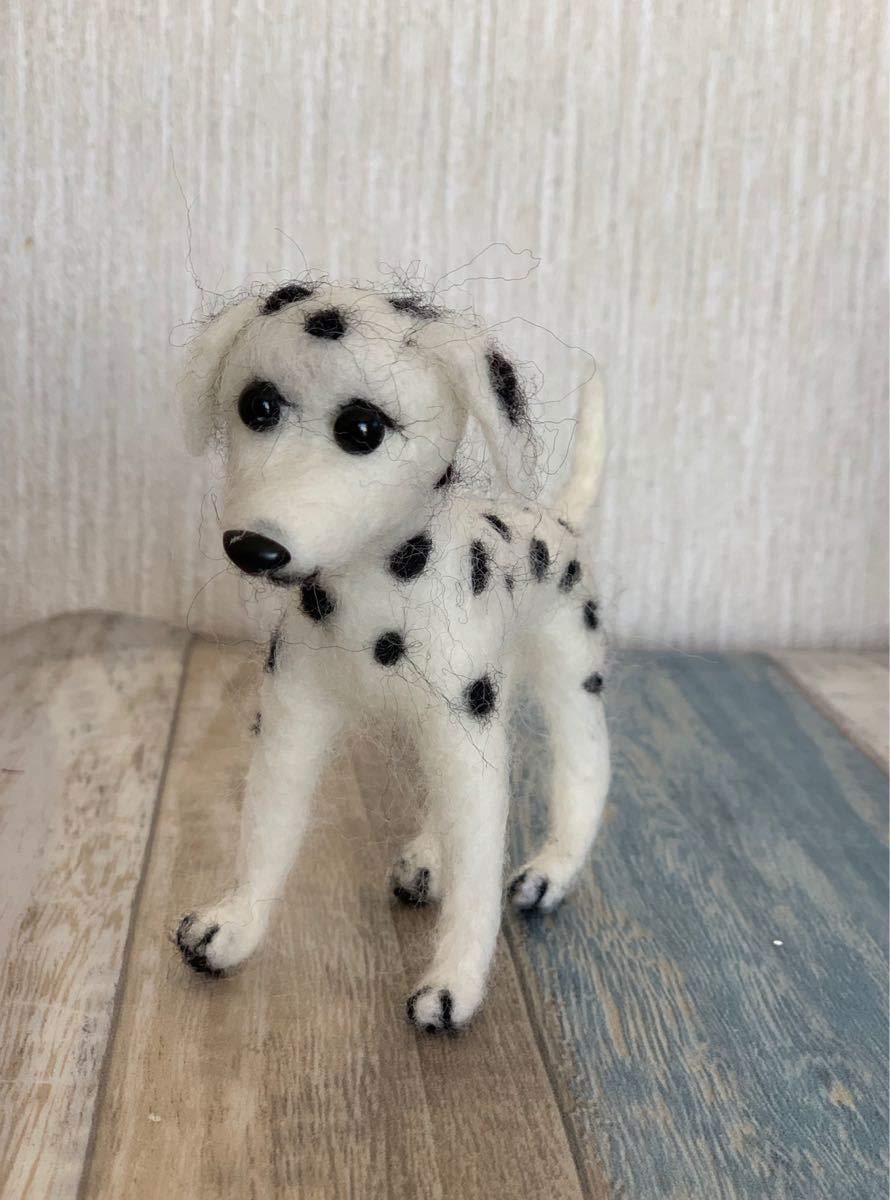 Amazon | 羊毛フェルト ダルメシアン ハンドメイド | 羊毛フェルト 通販 