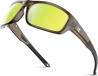 suoso Sports Polarized Sunglasses for Men: Women UV400 Protection Wrap Around Sun Glasses for Fishing Golf Running Driving