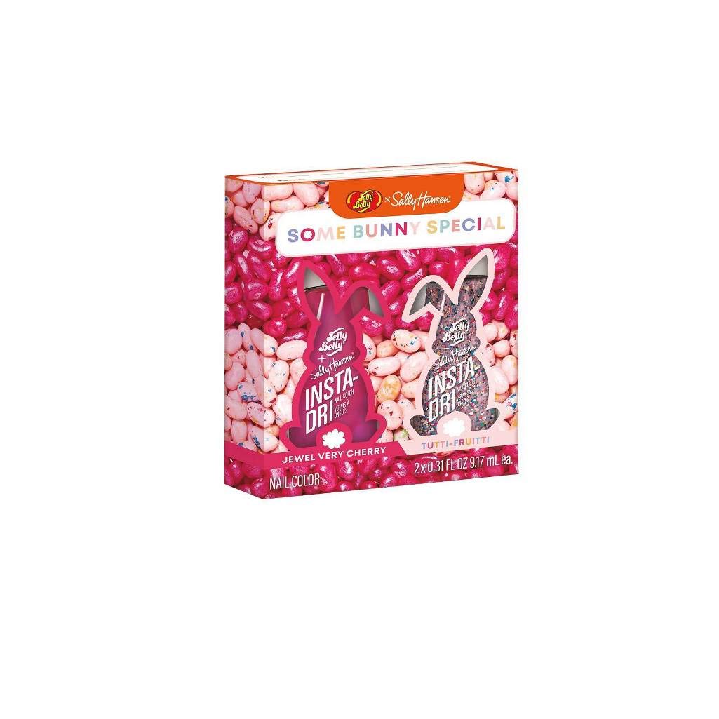Sally Hansen Sally Hansen Insta Dri Nail Color X Jelly Belly, Duo Pack 1: Some Bunny Special (tutti-fruitti & Jewel Bubble Gum).31 Fl Ounce, Some Bunny Special, 0.31 Fl Ounce