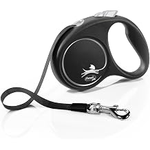 flexi Black Design S Dog Lead 5 m Strap Black/Silver