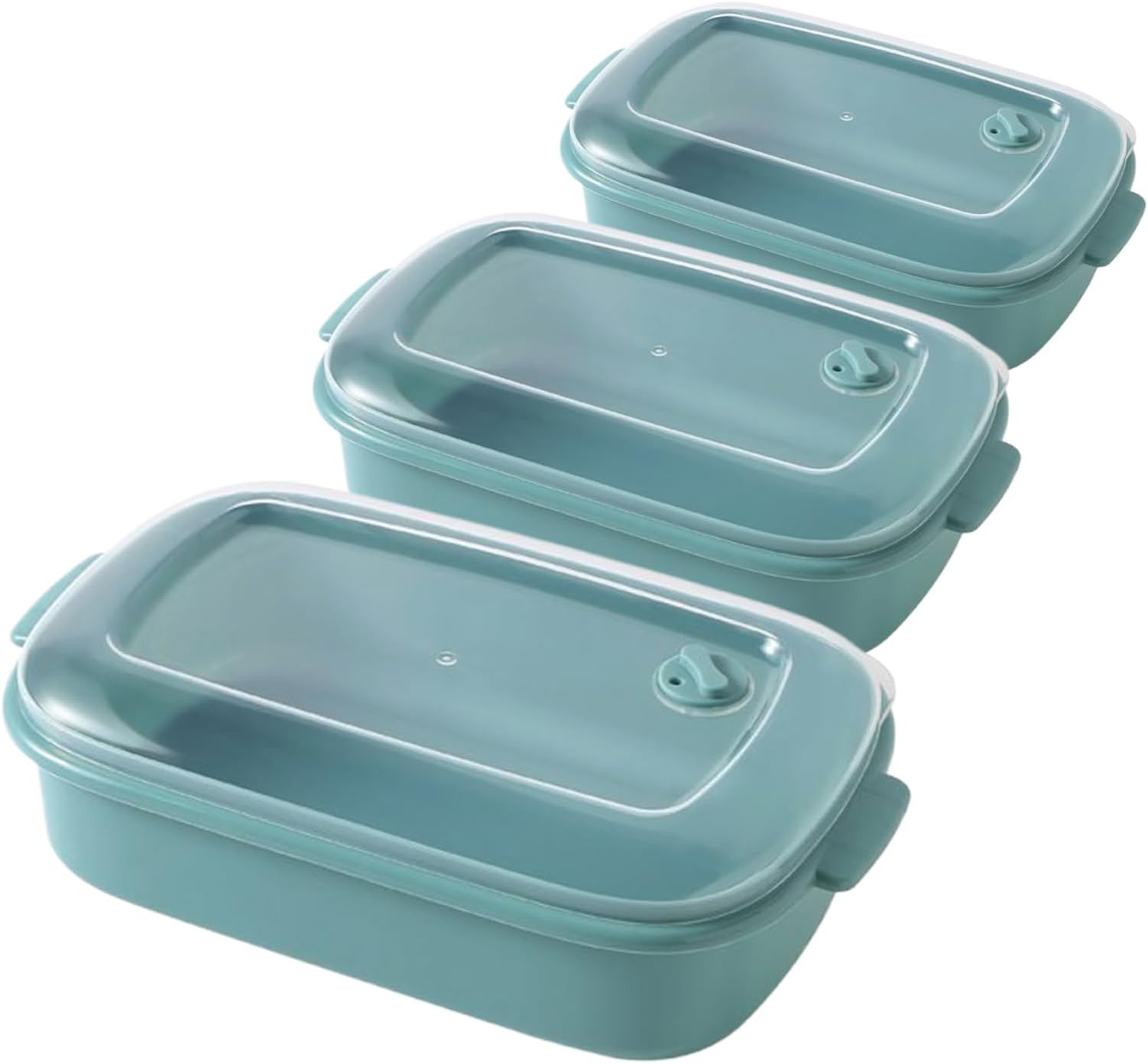 Food Containers - Leakproof Refrigerator Storage Boxes with Lids for Kitchen and Pantry | Clear Fridge Organizer Bins for Fruit, Vegetables, Meal Prep, School, Dorm, Camping, Family Gathering, and Par