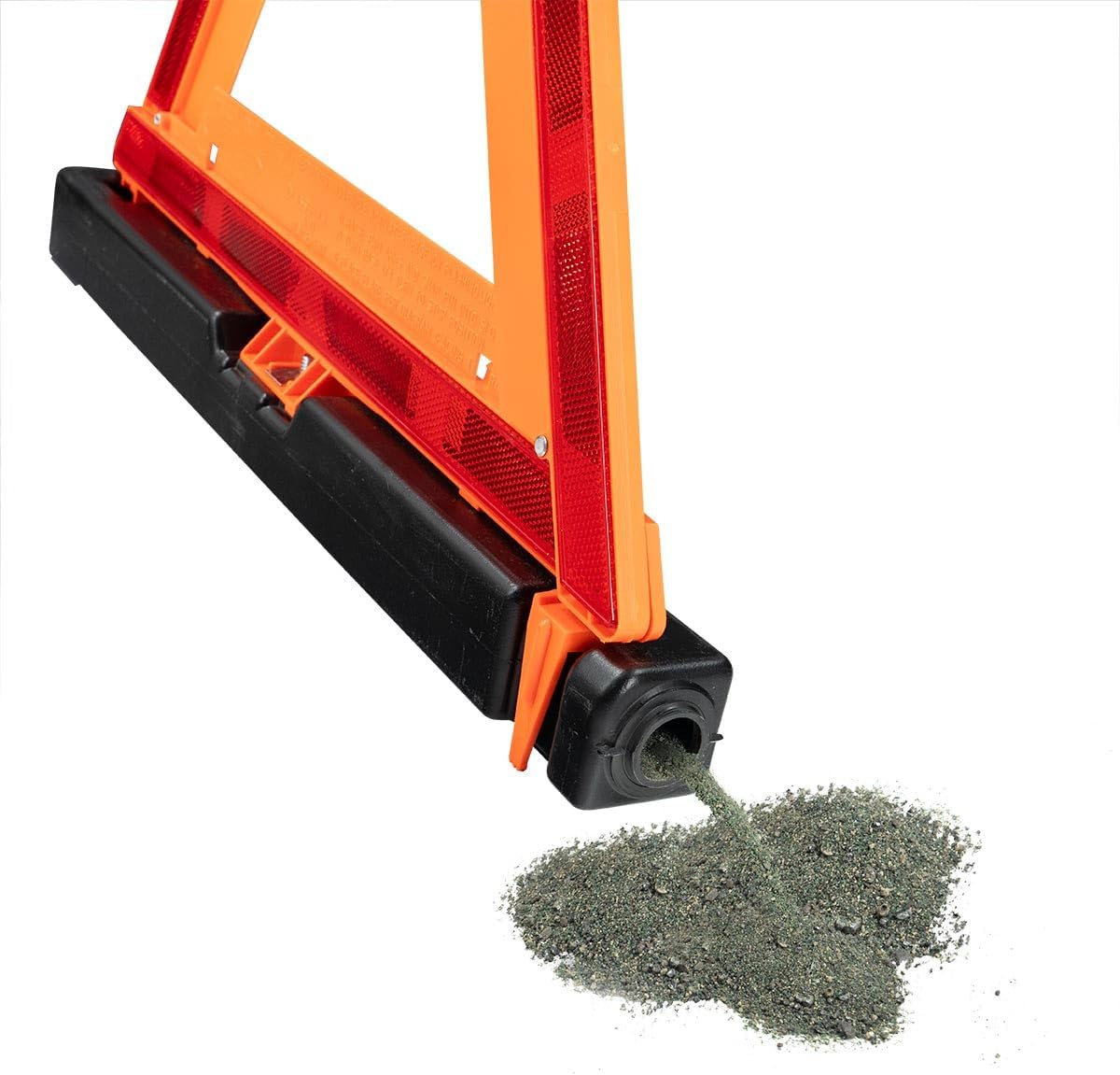 United Pacific 99251 Emergency Warning Triangle Kit (Set of 3 Triangles) w/Case, No Skid Rubber Feet, DOT FMVSS 125 – ONE Kit (Set of 3 Triangles w/Case)