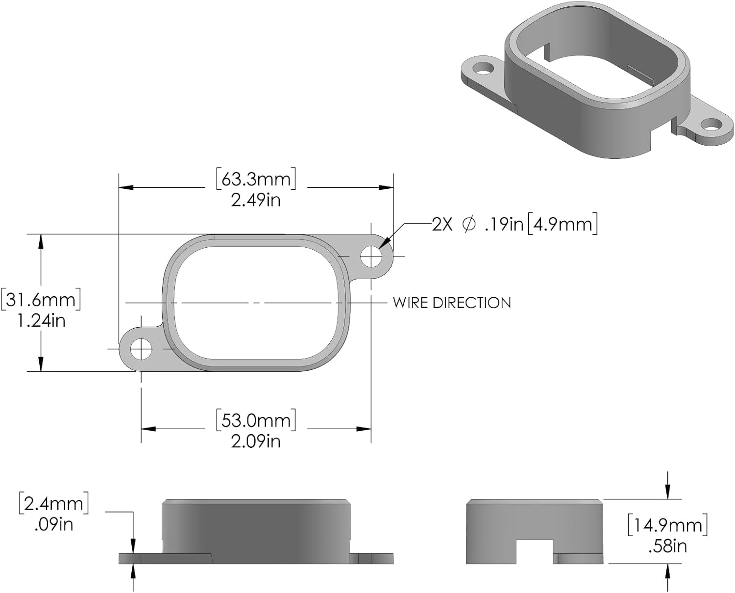 Generic Mounting Bracket Clip for Eufy Permanent Outdoor Lights E120 (60 Pack), White, E120-EU