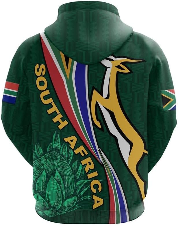 South Africa Springboks Rugby Be UniqueGreen Unisex Adult Polo Shirt, Mens Polo Shirts for Gifts, Short Sleeve Men's Shirt Colorful - Image 4