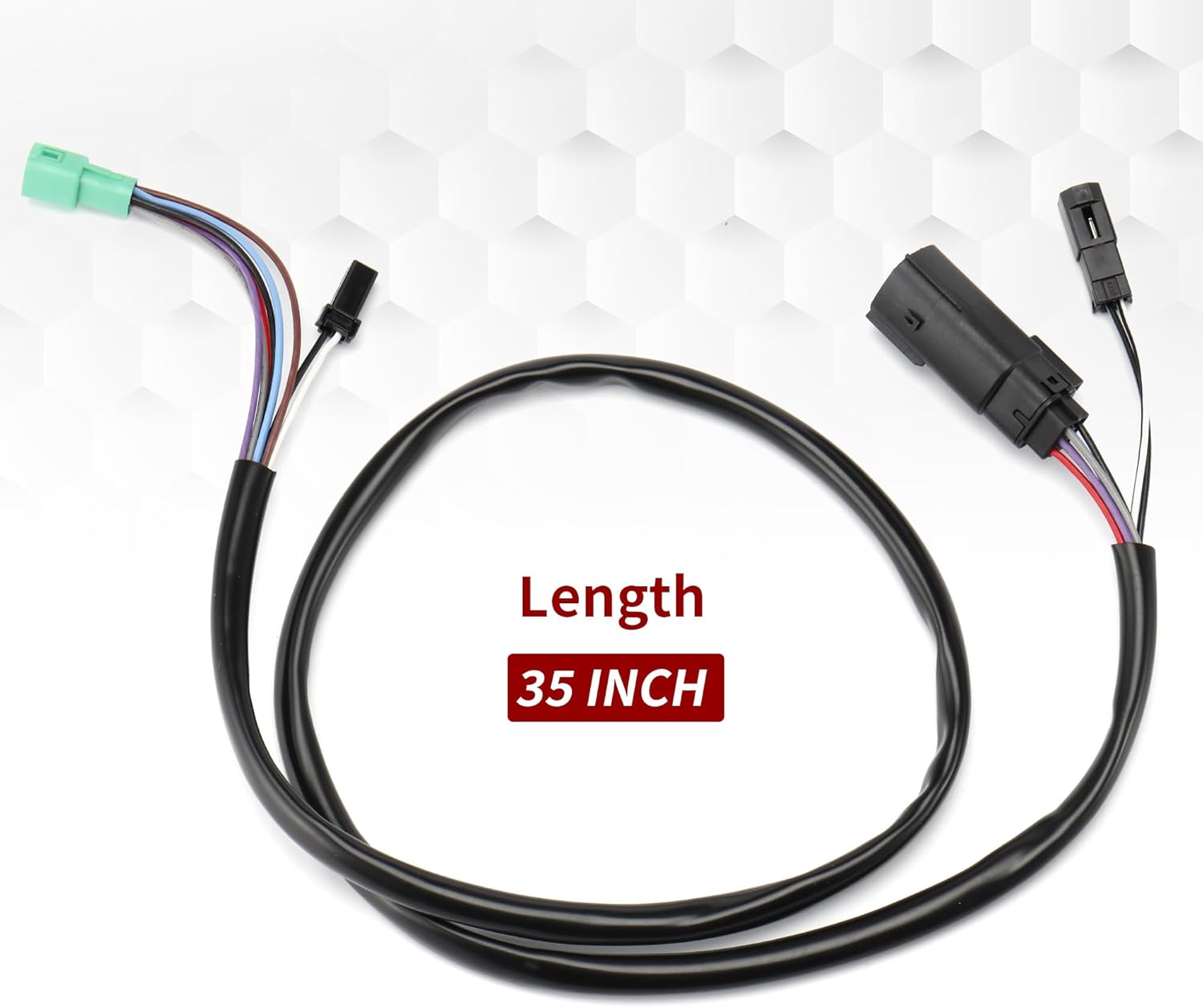 35" Street Electra Road Glide King Extended Throttle by Wire (TBW) with A Heated Grip Wire Replace for 2008-2013 Harley Touring Models