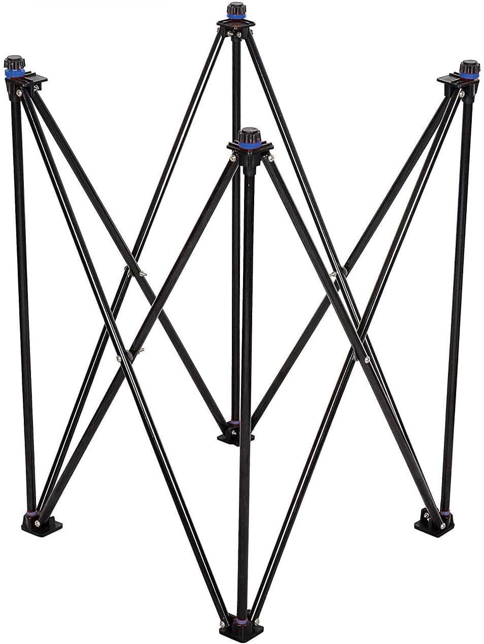 LEO.STAR Professional Carrom Board Stand | Easy Adjustable & Foldable Four Fold Carrom Stand with Compact Design | Combination of Full Size Metal Pipe, Iron Rod & PVC | Indoor Games Fun Durable Strong