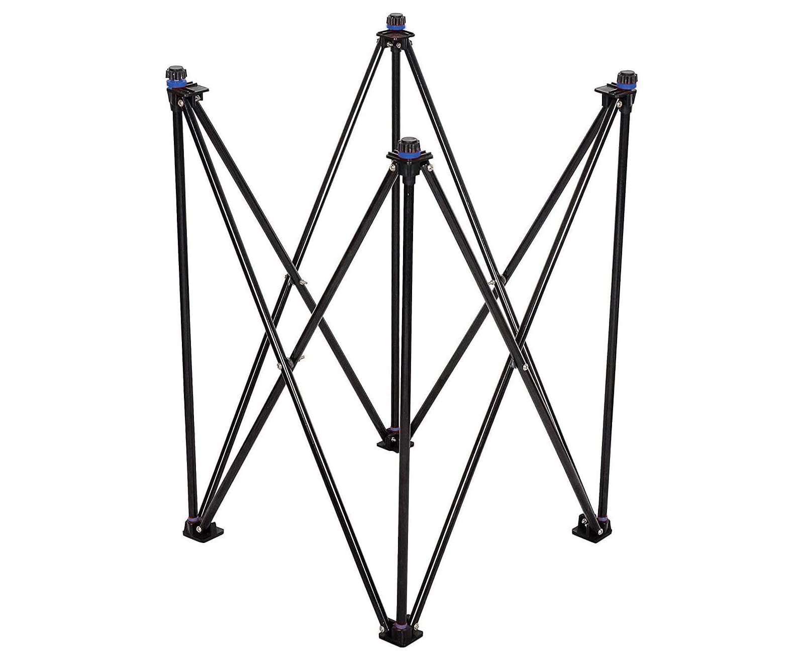 LEO.STAR Professional Carrom Board Stand | Easy Adjustable & Foldable Four Fold Carrom Stand with Compact Design | Combination of Full Size Metal Pipe, Iron Rod & PVC | Indoor Games Fun Durable Strong