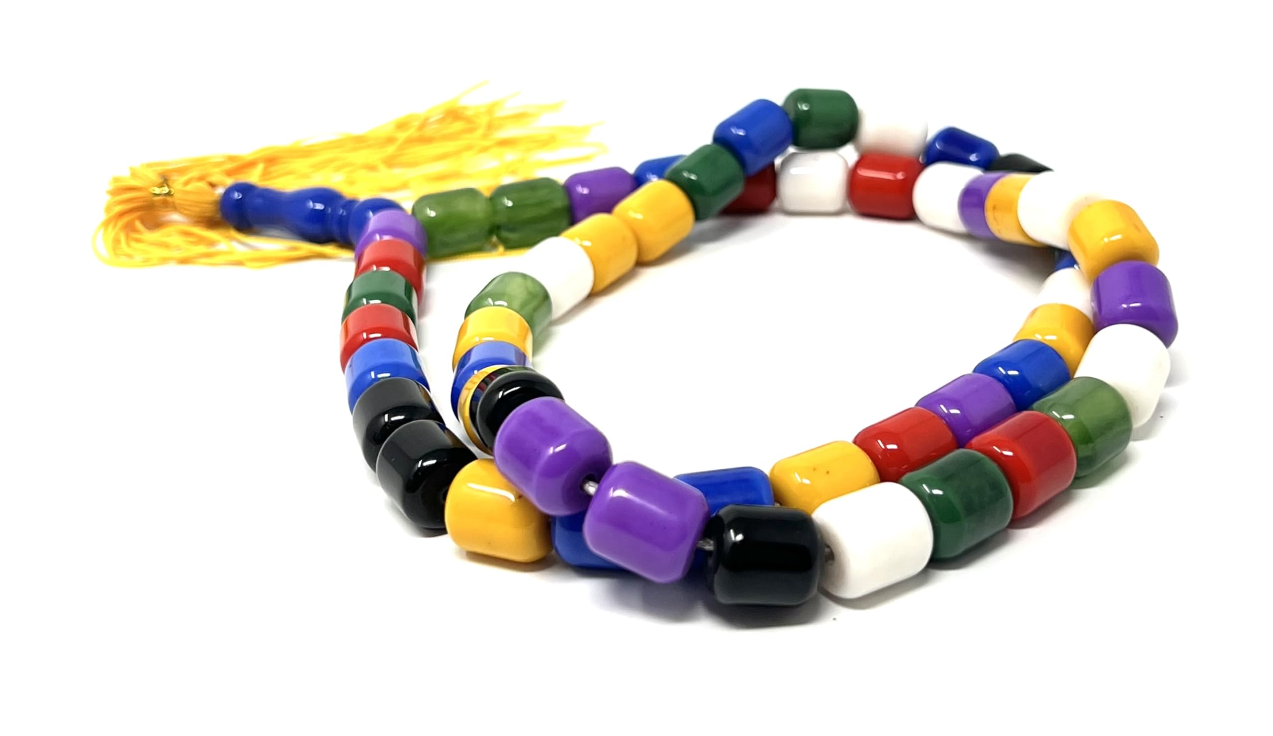 MAHANT JI Certified Multicolor Baltic Amber Mala – Medium Size (14-17MM Beads) | Kerwa Mala for Meditation, Prayer, Healing, Spiritual Energy, Reiki, and Yoga Use-picture-17