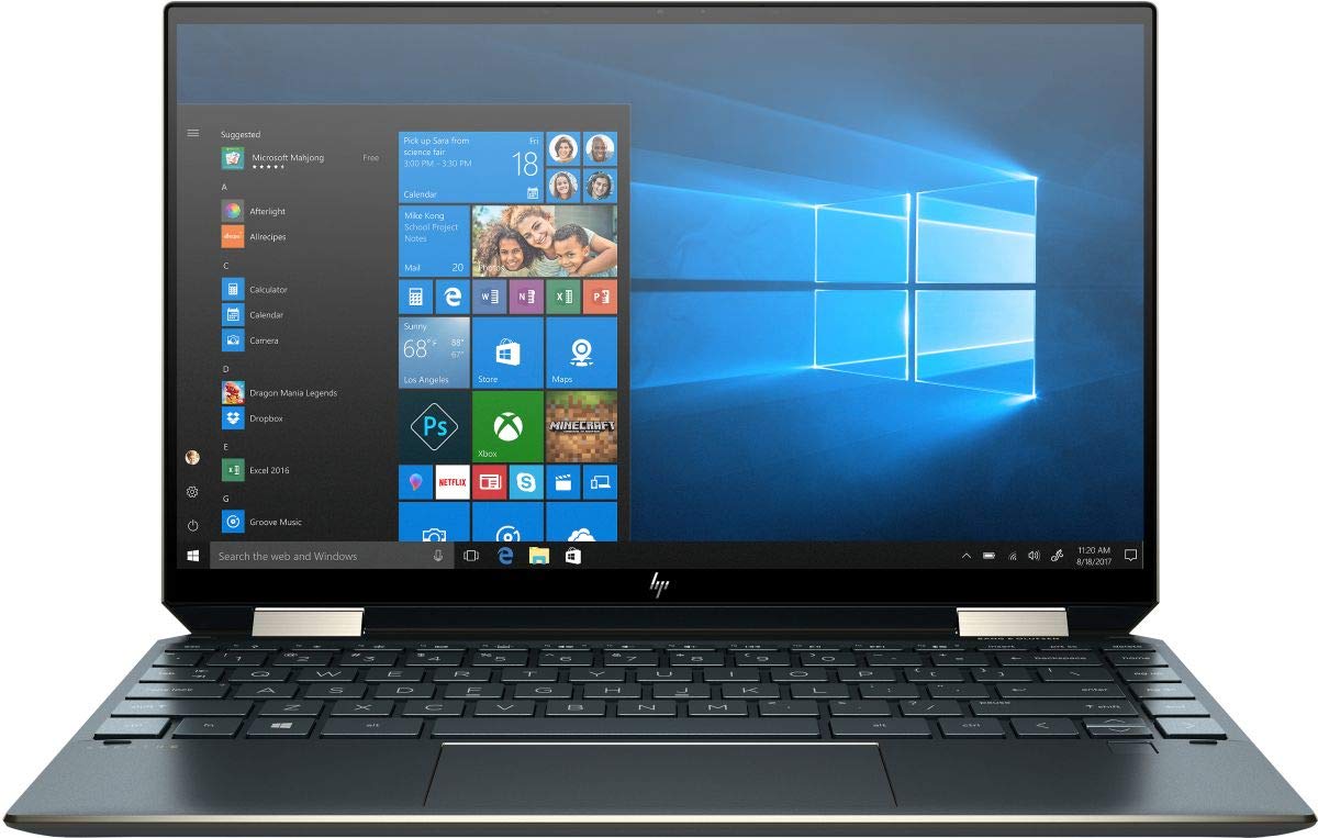 Amazon.com: HP Spectre Touch x360 13 in Blue-Gold Convertible 2-in 