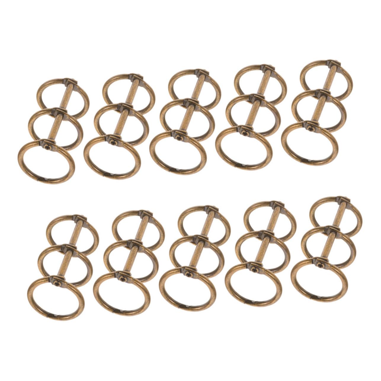 Operitacx 50pezzi Raccoglitori Sciolto Metallici Per Rilegatura Raccoglitori Per e Scrapbooking Pratici e
