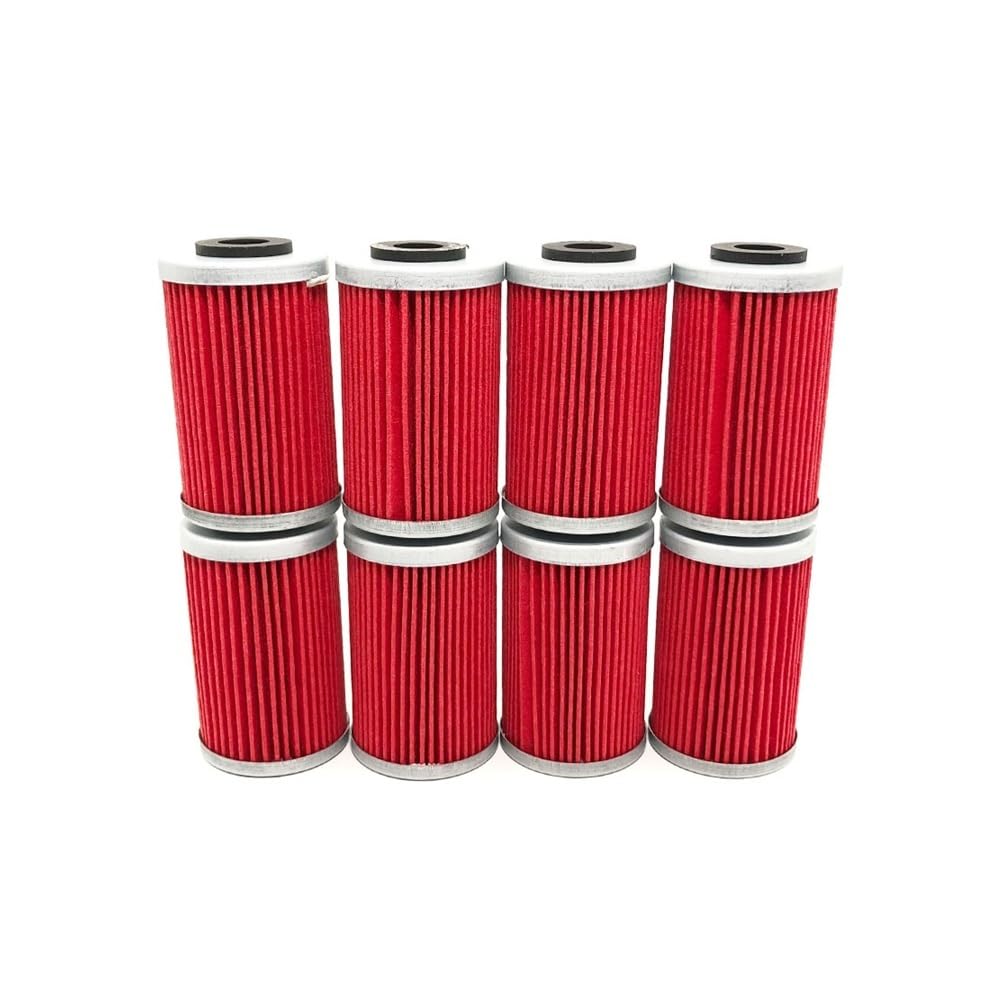 Filtr oleju motocyklowego 2/4/6/8 szt. 77038005044 do KT SXF250 XCF450 EXC500 XCW450, Husqva FC450, Husabe FE450 FE570, filtry paliwa Strony(8 Pcs)