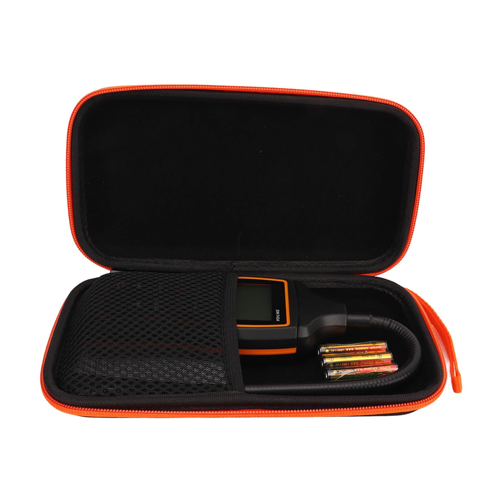 AUNMAS Detector Digital de Fugas de Gas con Sonda Flexible de 26 Cm, Rango de 0 a 1000 Ppm, Pantalla LCD y 3 Tipos de Alarma, Detector de Gas Halógeno para Uso Industrial Doméstico
