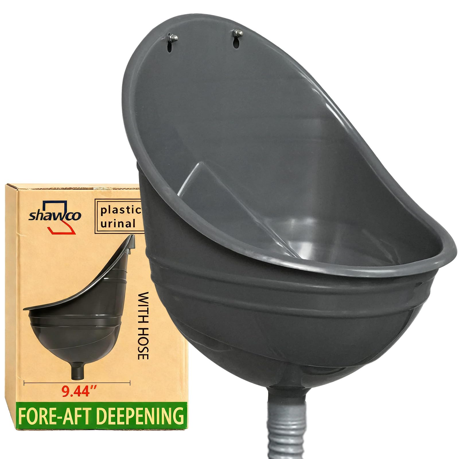 Urinario de garaje sin agua para hombres, urinarios de plástico para hombres, desviador de orina al aire libre, orinales montados en la pared para hombres, baño, sin taladro, orinal autoadhesivo para