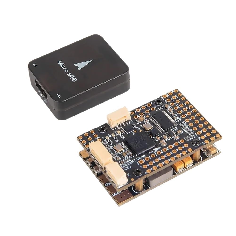 Per HolyBro Kakute H743-Wing Flight Controller per INAV Ardupilot 3-8S LiPo con M9N/M10N per aereo RC Drone ad ala fissa(WHITE)