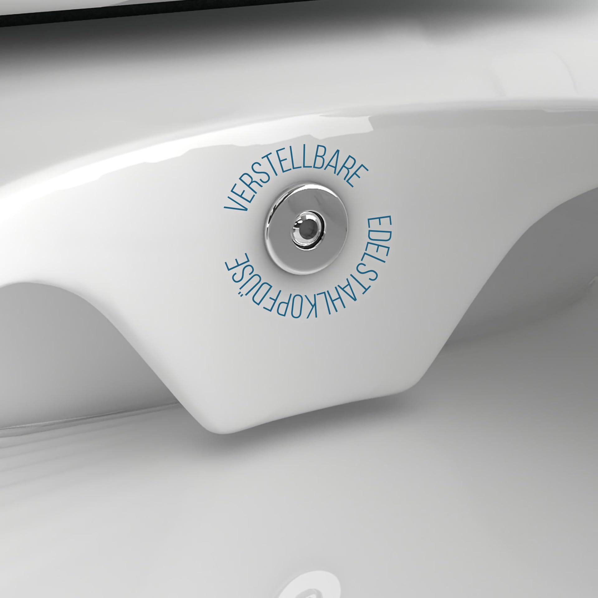 Alpenberger Toilette mit Bidet Funktion | Dusch WC Set | Kloschüssel mit Armatur und Taharet Muslugu | Toilettendeckel mit Absenkautomatik | Hänge WC mit Intimdusche Passend Geberit (7150 U)