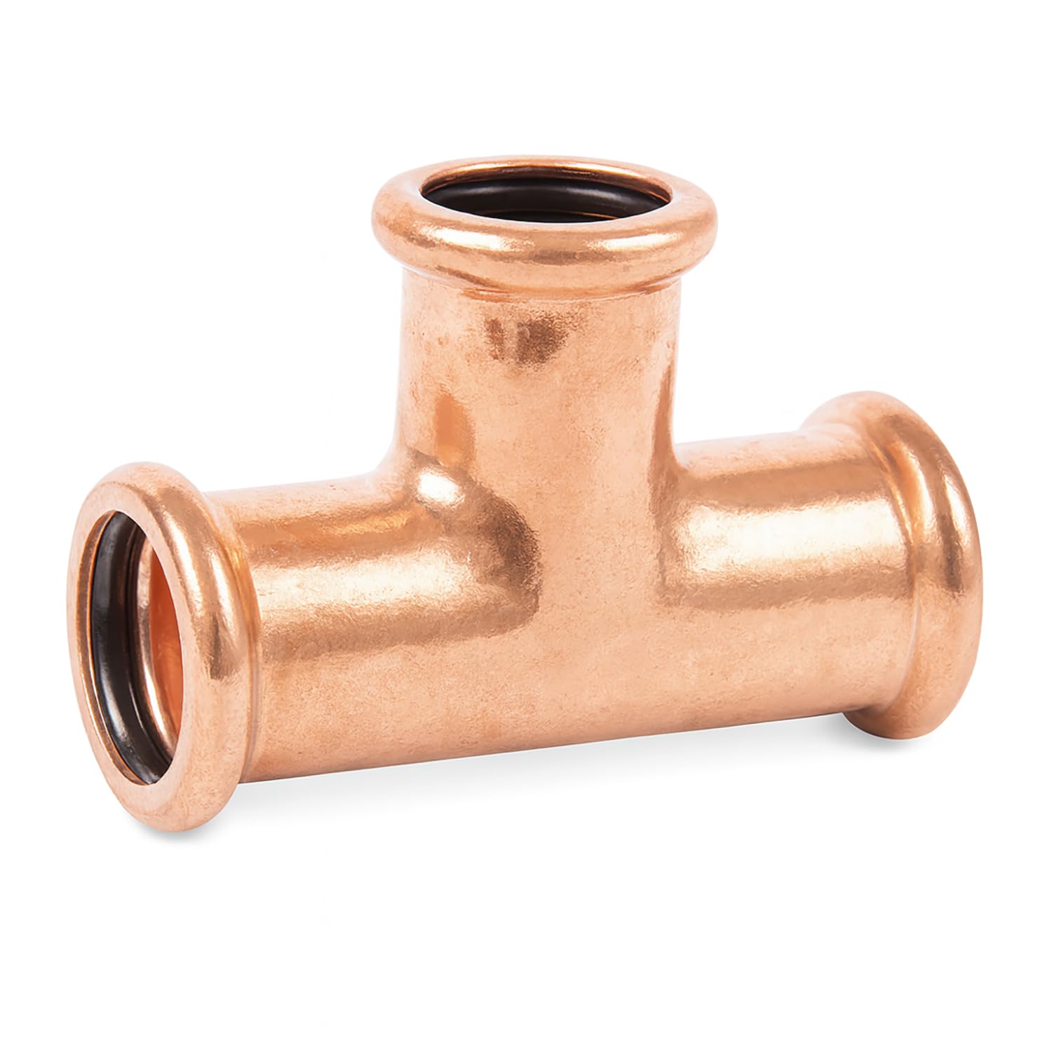 Xcel Home Copper Westco 22Mm Equal Tee Press Gas Pipe Fitting - Three-Way Connection Joint