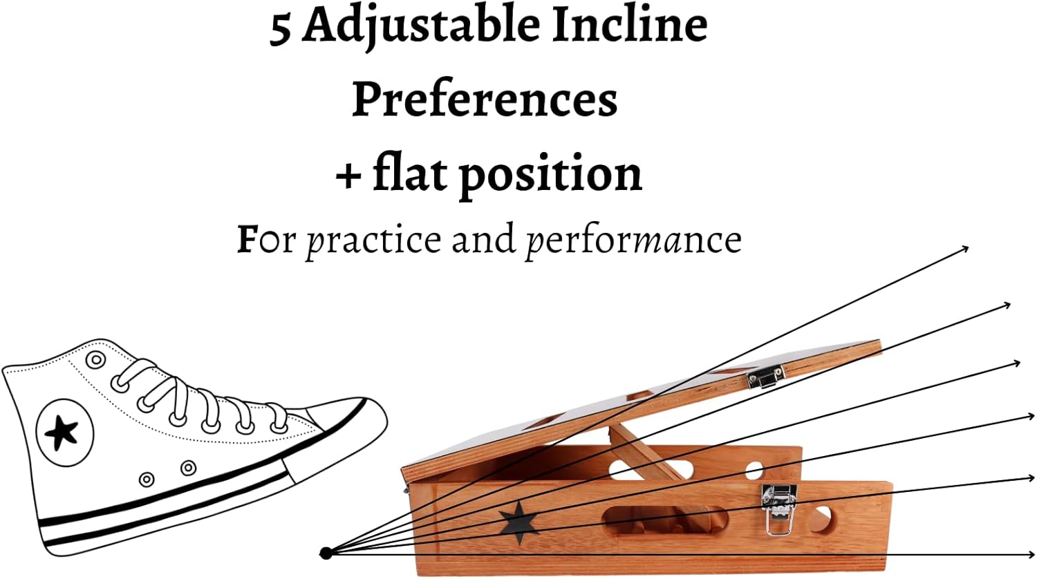 Disher Adjustable Guitar Pedalboard (Dive Bar/Small Size) 12'' x 15.5'' x 3.5'' Durable Wooden and Rubber Coated Pedal Board for Guitar Effects Pedals