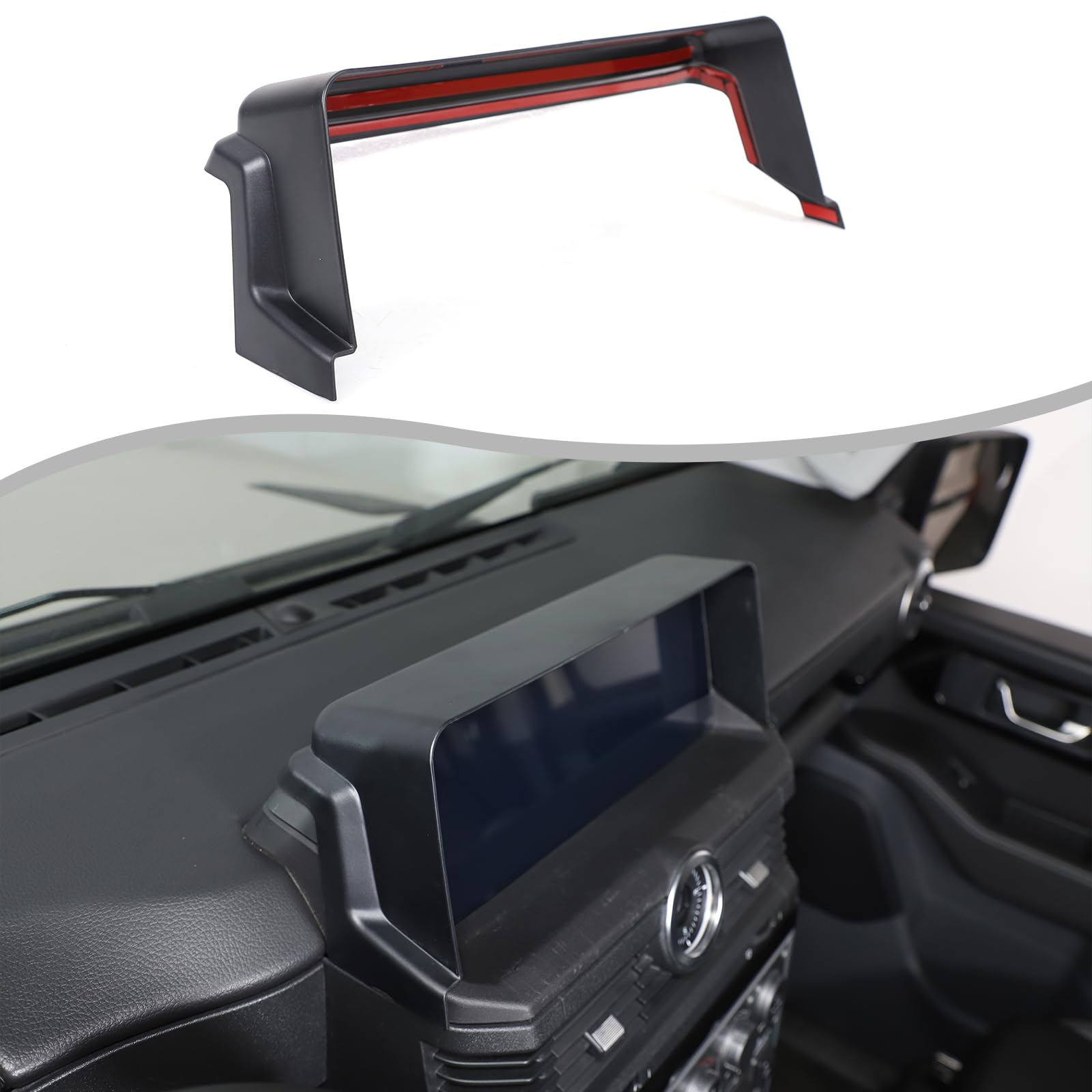 PIUGILH Auto Navigation Sonnenschutz Visier Anti Glare Geeignet für INEOS Grenadier 2020-2024, SUV Innendekoration Zubehör
