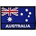 Produktbild Aufnäher mit australischer Flagge, bestickt, zum Aufnähen oder Aufbügeln, für Hut, T-Shirt, Tasche