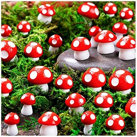 MGZTTHW Mini Mushroom Decor (60pcs) Cover