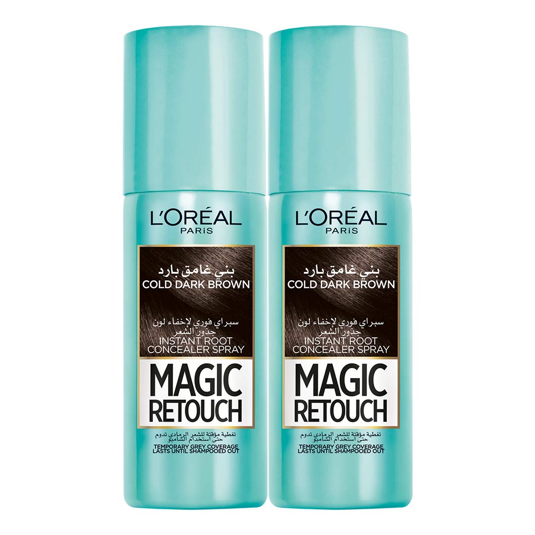 L’Oréal ParisMagic Retouch, Instant Root Concealer Spray, Cold Dark Brown
