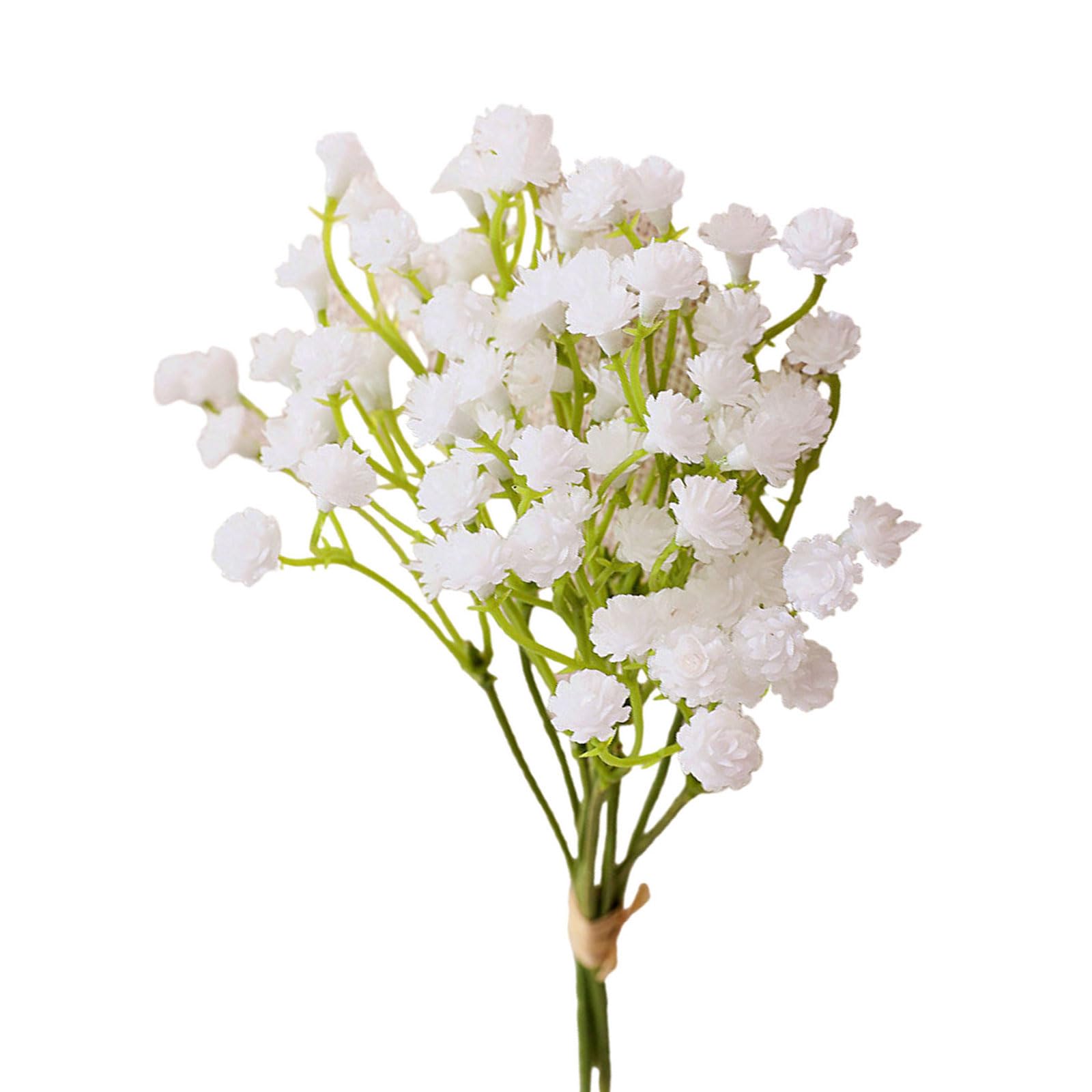 OSNIYAW 6Pcs Realistic Fake Flower Gypsophila Bouquets Artificial Babybreath Flowers Wedding Table Centerpieces Decoration Artificial Gypsophila